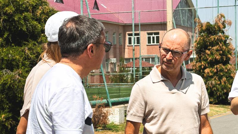 Генеральный секретарь КФФ Скотт Манн посетил Шымкент с рабочим визитом