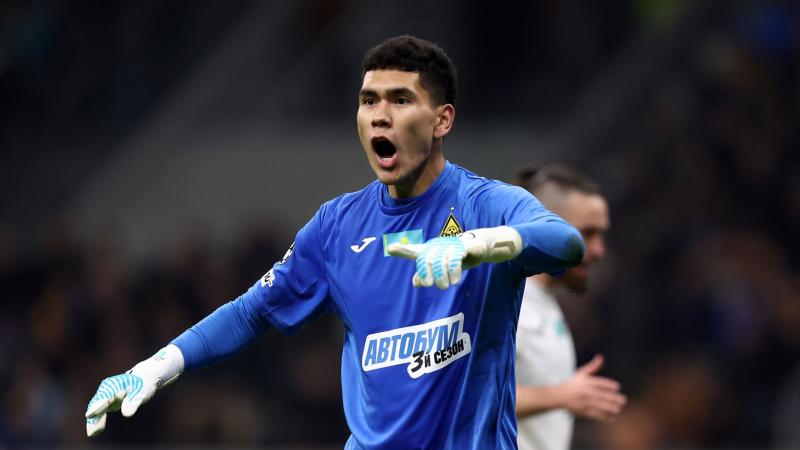 Вратарь «Кайрата» – о матче с «Арсеналом»: покажем свою силу, несмотря на уровень соперника