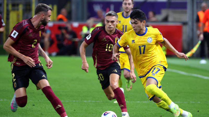 Казахстан—Бельгия: команды обменяются голами